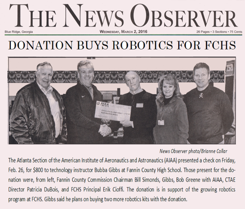 AIAA Robotics Gift