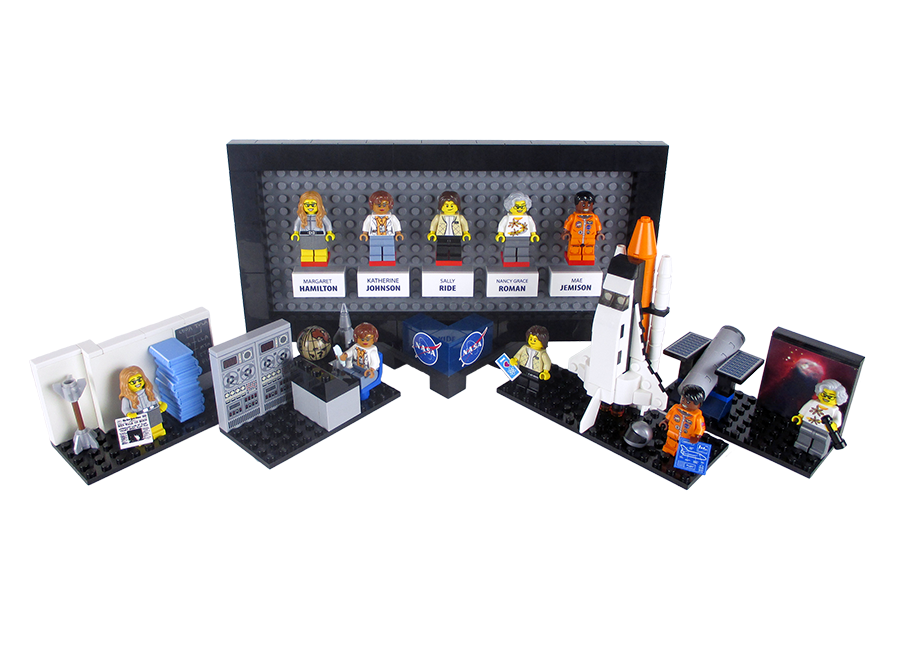 Women, NASA, and Lego bricks