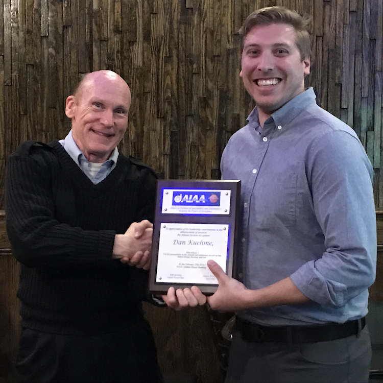 February 2018 Dinner Meeting — Dan Kuehme of Area-I